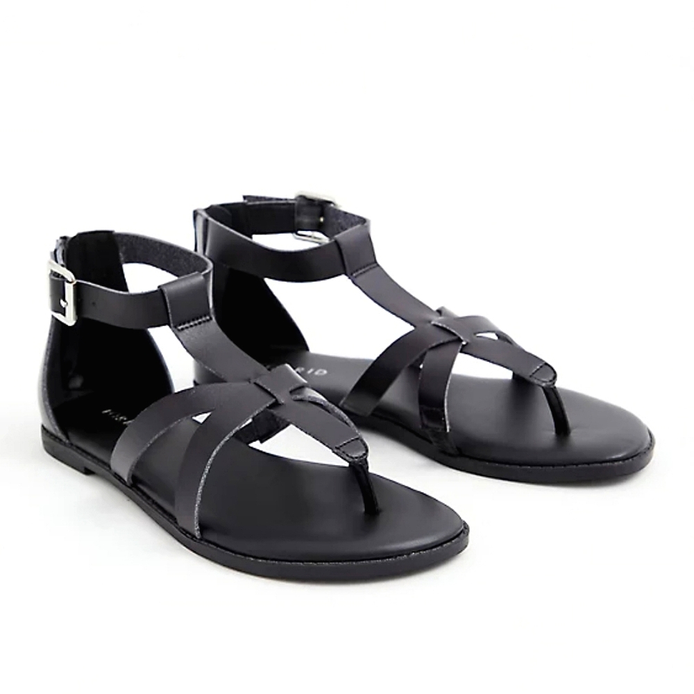 Torrid Black Gladiator Sandals